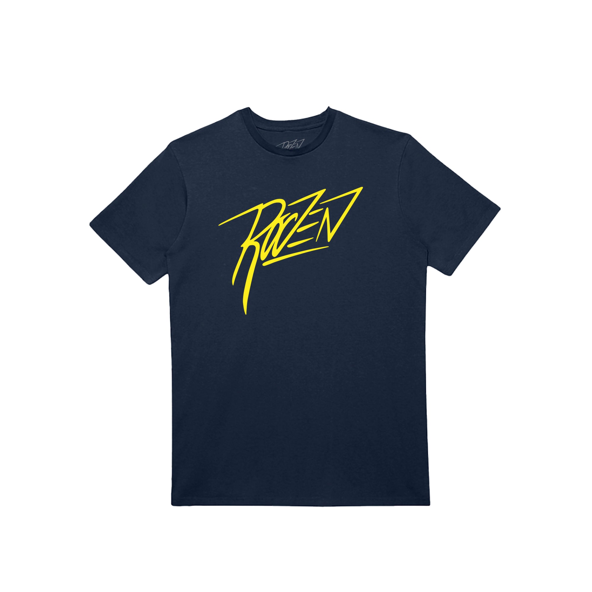Signature Tee - Navy / Yellow – Ken Roczen