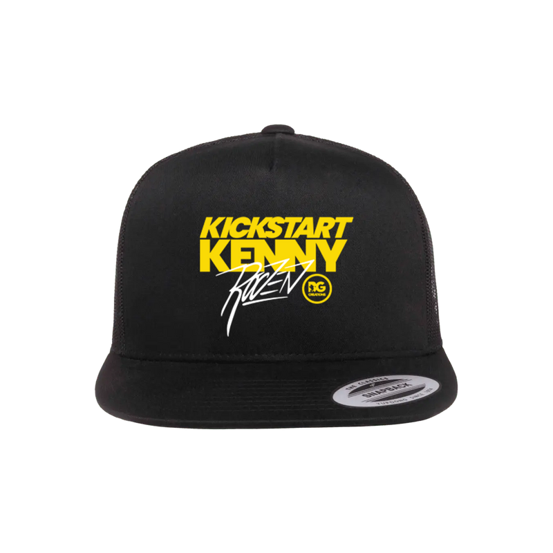 Kickstart Kenny Trucker Hat - Black