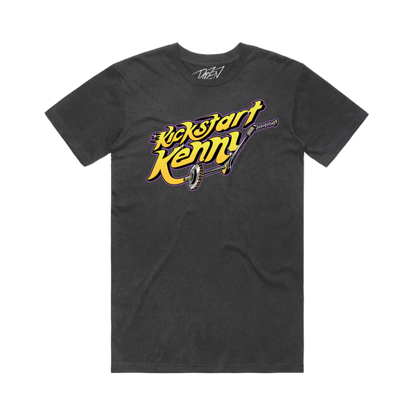 Kickstart Kenny Tee - Vintage Black