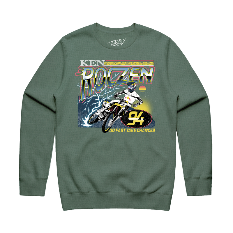 Speedway Crewneck Sweatshirt - Pigment Spruce