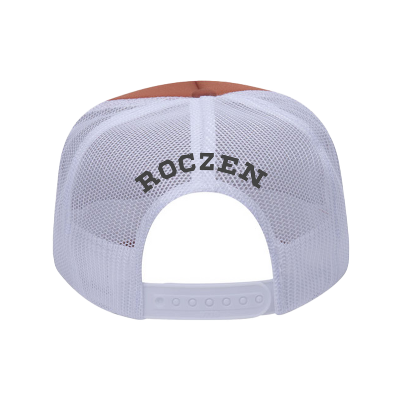 94 Flight Foam Trucker Hat - Burnt Orange / White