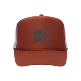 94 Flight Foam Trucker Hat - Burnt Orange / White