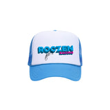 Vintage Roczen Trucker Hat - White/Blue
