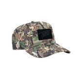 Signature Rubber Patch Snapback - Wood Camo