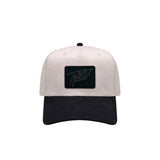 Signature Rubber Patch Snapback - Black/Natural