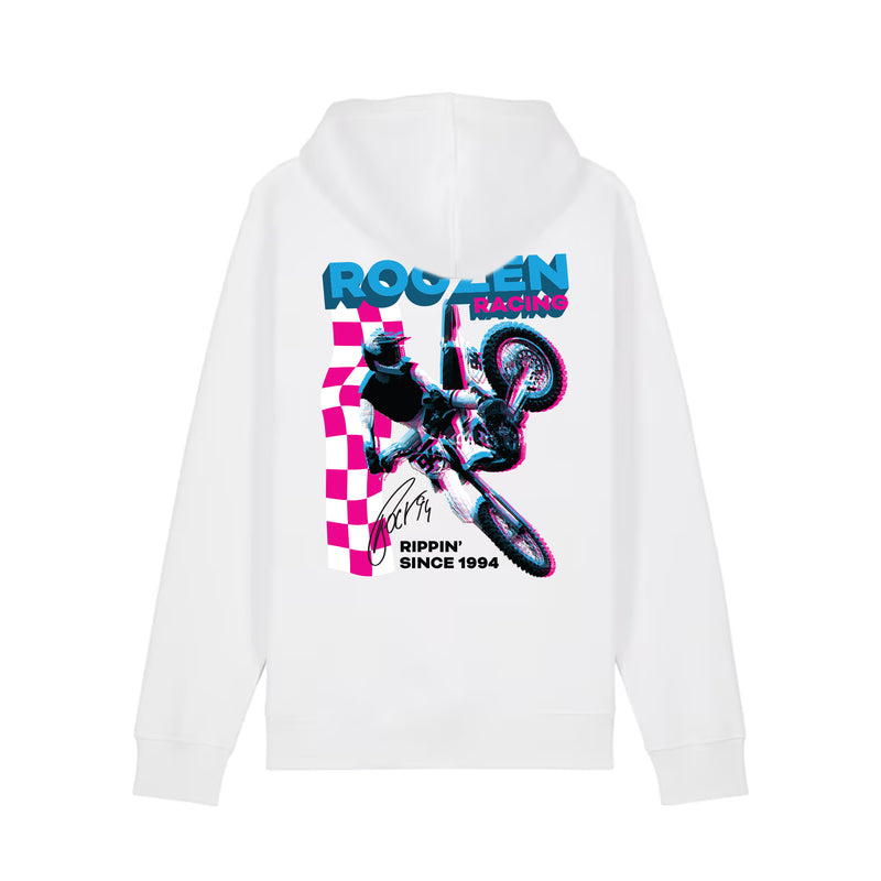 Vintage Roczen Hoodie - White