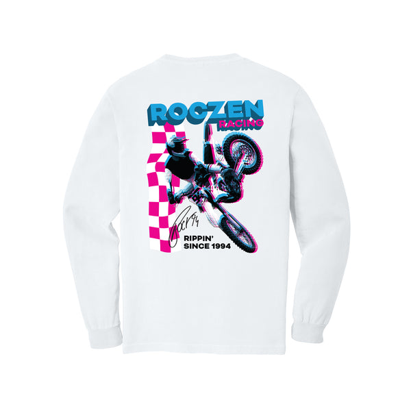 Vintage Roczen L/S Tee - White