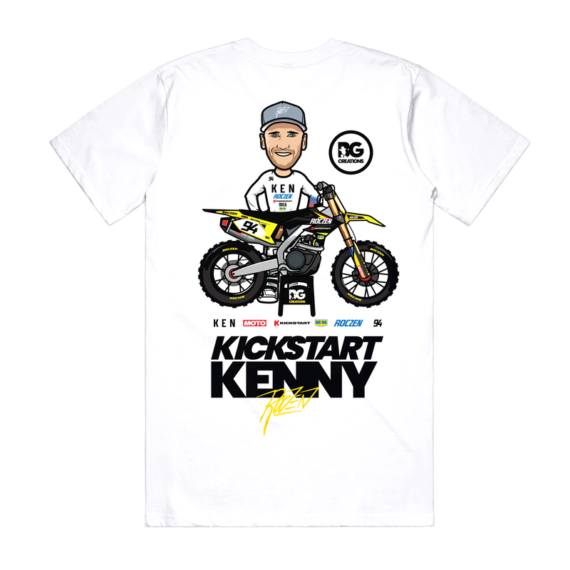 Race Day Tee - White