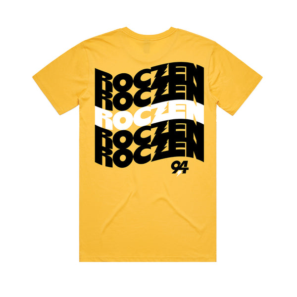 Electric Wave S/S Tee - Yellow