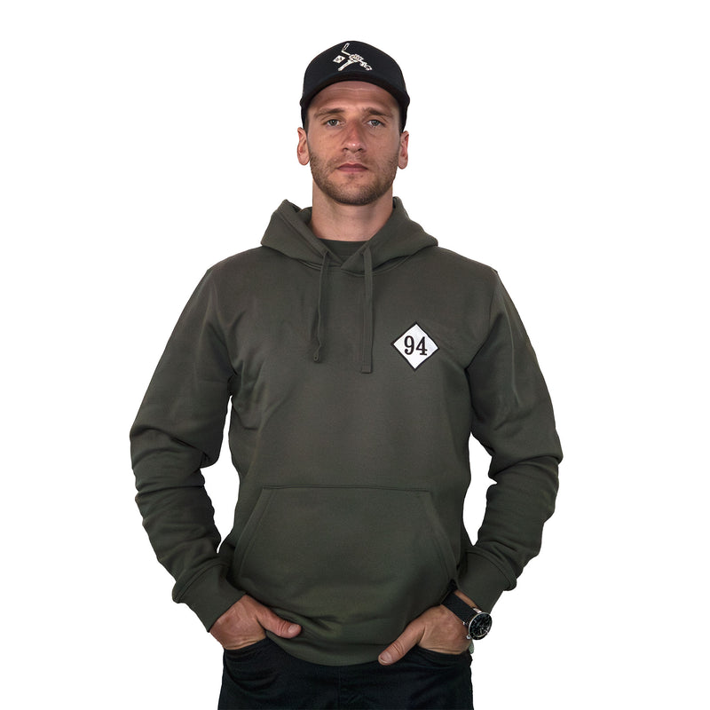 Color Emblem Hoodie (SS2202-KHAKI)