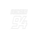 Ken Roczen KR94 Decal - White (4"x4.5")