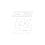 Ken Roczen KR94 Decal - White (4"x4.5")
